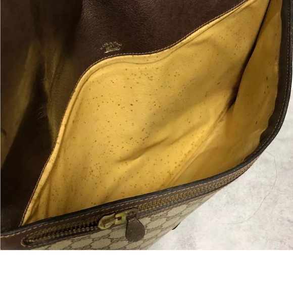 Authentic GUCCI GG Supreme vintage clutch document case hand bag interlo… - Picture 7 of 12